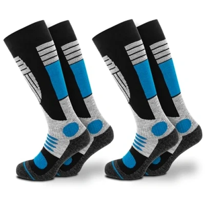 Afbeelding van Occulto heren skisokken pak van 2 (Model: Felix) paar blauw 43 46