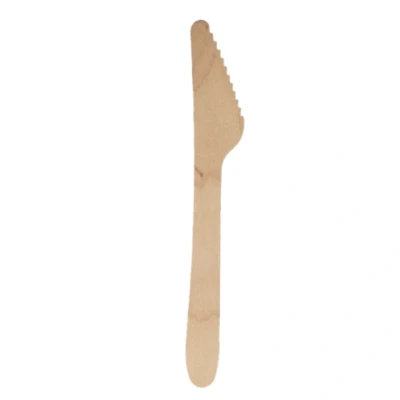 Afbeelding van Mes IEZZY 160mm hout 100stuks