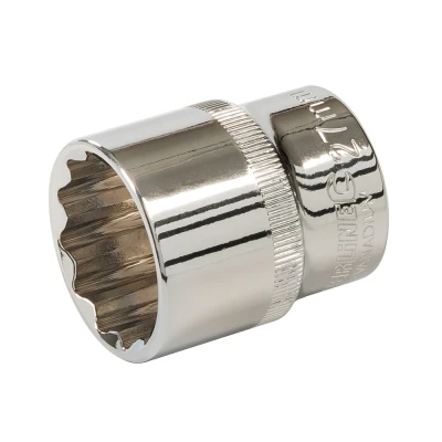 Afbeelding van Silverline 10 delige set met 1/2&quot; metrische zeskantdoppen 27 mm
