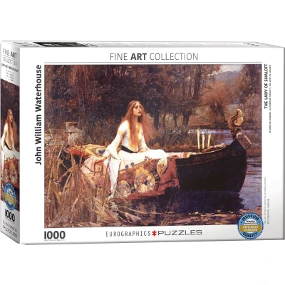 Afbeelding van Eurographics Waterhouse DIE LADY VON Shalott Puzzel voor kinderen, Maat: One Size, Multi coloured