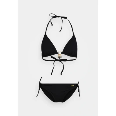 Afbeelding van Bruno Banani Triangelbikini met goudkleurig/zwarte accessoires