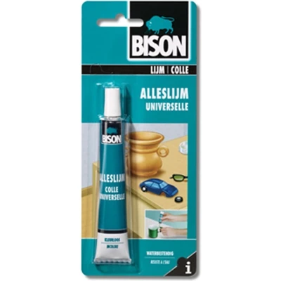 Afbeelding van Bison Alleslijm Knutsellijm Transparant Waterbestendig 25 ml