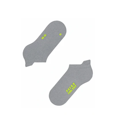 Afbeelding van FALKE Cool Kick anatomische pluche zool functioneel garen sneakersokken Dames grijs Maat 39 41