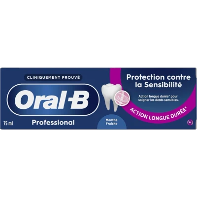 Afbeelding van 12x Oral B Tandpasta Professional Bescherming Gevoelige Tanden Frisse Munt 75 ml