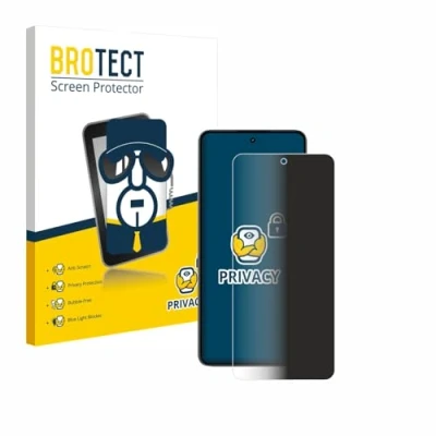 Afbeelding van BROTECT privacy screenprotector voor realme P3 5G Folie Beschermfolie Blauwlichtfilter