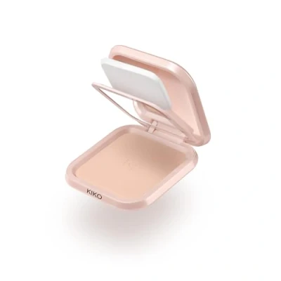 Afbeelding van KIKO Milano Skin Lover Refining Face Powder Foundation 03, Compacte, Hydraterende En Egaliserende Poederfoundation