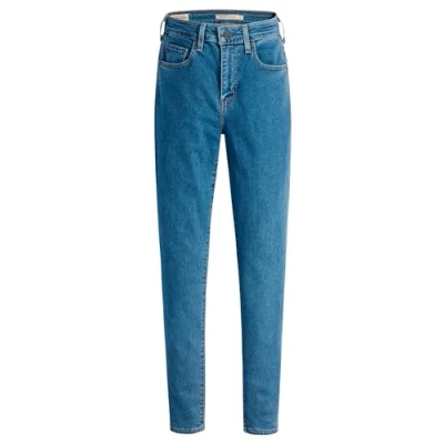 Afbeelding van Levi&#039;s dames 721 high waist skinny jeans met medium wassing in de kleur Indigo, maat: W26/L32