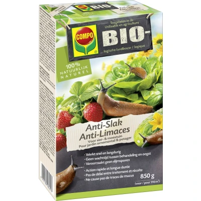 Afbeelding van COMPO Bio Anti Slak 100% natuurlijk voor siertuin en moestuin snelle lange werking doos 850 g (170 m²)