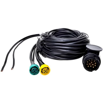 Afbeelding van Pro Plus Kabelset 5 meter Kabel Stekker 13 Polig naar 2 x Connector met Aftakking 4