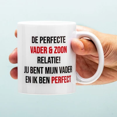 Afbeelding van Perfecte Vader En Zoon Relatie Mok