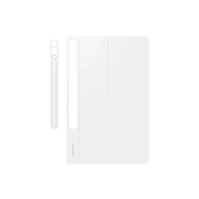 Afbeelding van Samsung Book Cover Keyboard EF DX825 voor de Galaxy Tab S10+ S9+ S9 FE+ met QWERTZ toetsenbord en AI knop, tweedelige tablethoes, slank ontwerp, S Pen compartiment, wit