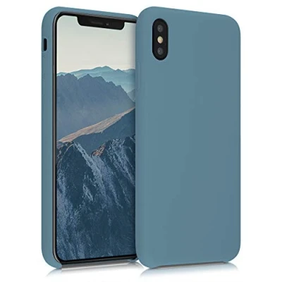 Afbeelding van kwmobile telefoonhoesje compatibel met Apple iPhone XS Max hoesje Zachte case voor smartphone Back cover in Arctische nacht