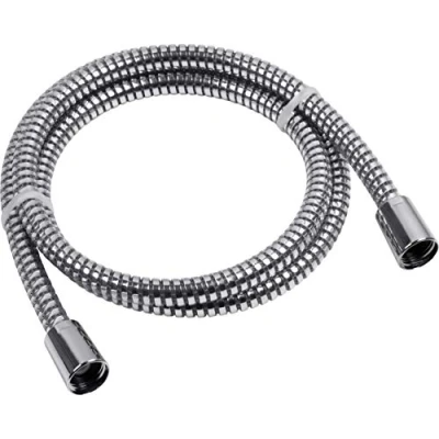 Afbeelding van Cornat Doucheslang 150 cm lengte kunststof verchroomd extreem belastbaar 1/2 inch aansluiting/doucheslang Made in Germany/reserveslang voor douche en bad / TECB3370