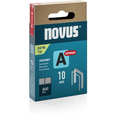 Afbeelding van Novus Niet met fijne draad A 53/10mm Superhard (800 stuks)