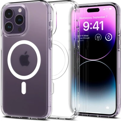 Afbeelding van Spigen Ultra Hybrid MagSafe iPhone 14 Pro Max hoesje frost