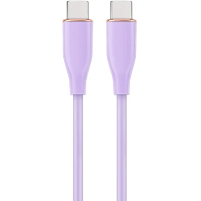 Afbeelding van USB C Kabel 2.0 60W PD Premium 1,5 meter Paars