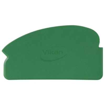 Afbeelding van Vikan Handschrapers en Krabbertjes Hygiene Handschraper Metaaldetecteerbaar Groen Flexibel 165mm Per Set Van 10 Stuks