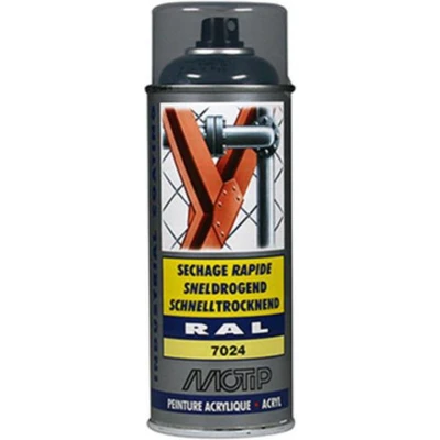 Afbeelding van motip industrial ral 7024 grafiet grijs 400 ml 07151