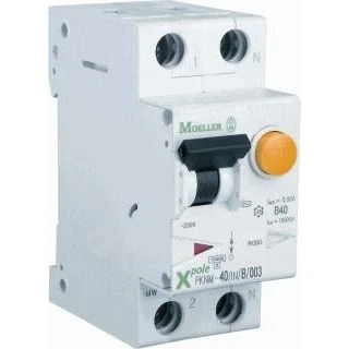 Afbeelding van Eaton pknm aardlekautomaat 1p n 10ka 10a foutstroom 30ma b karakteristiek type lekstroom a 2 modulen 236072