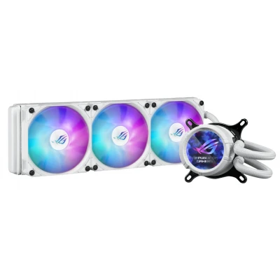 Afbeelding van ASUS ROG Strix LC III 360 ARGB White Edition Computer behuizing Alles in één vloeistofkoeler 12 cm W
