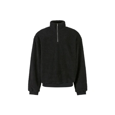 Afbeelding van Urban Classics oversized teddybroek voor heren, casual van sherpa stof, fit, maten S 5XL, zwart, 3XL