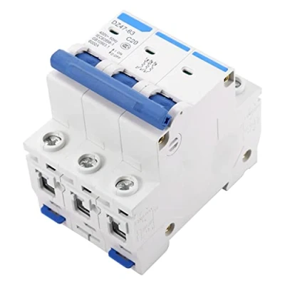 Afbeelding van 20A installatieautomaat AC 400V vermogensschakelaar 3 polig