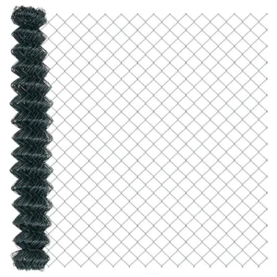 Afbeelding van vidaXL Kettinglink Fence Groen 1.6x25 m Staal
