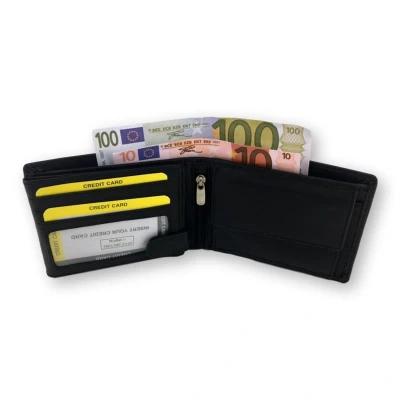 Afbeelding van portemonnee Heren Portefeuille jongens Cadeau voor man hem verjaardag Mannen cadeautjes Gadgets Sale Leer Kado