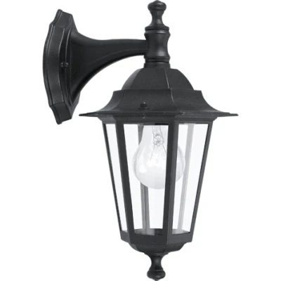 Afbeelding van Eglo Wandlamp Laterna Neerwaarts Buitenverlichting Zwart