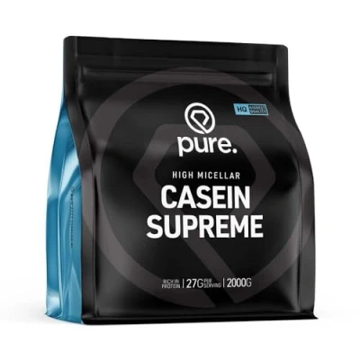Afbeelding van PURE Caseine Eiwit Shake Supreme 2000gr Banaan