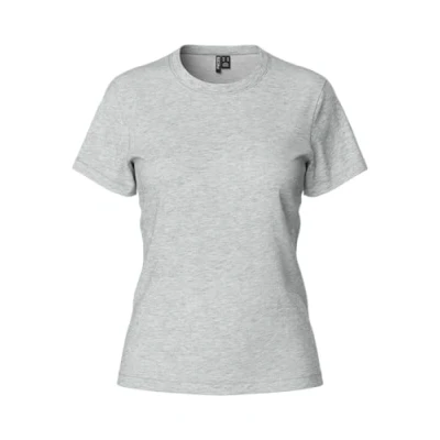Afbeelding van PIECES Pcmara Ss Tee Noos Bc T shirt voor dames, lichtgrijs gem., XL