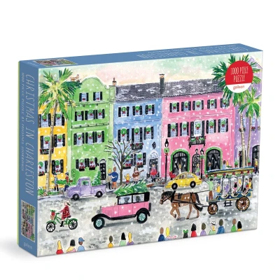 Afbeelding van Puzzle 1000 piece: Michael Storrings Christmas in Charleston
