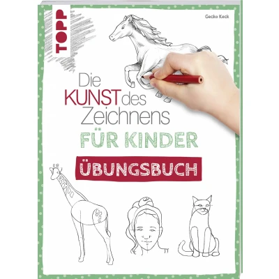 Afbeelding van Die Kunst des Zeichnens für Kinder Übungsbuch: Mit gezieltem Training Schritt zum Zeichenprofi