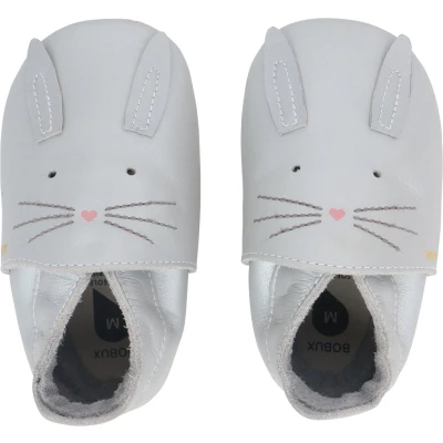 Afbeelding van Bobux Babyslofjes Soft Soles Silver Hop Small
