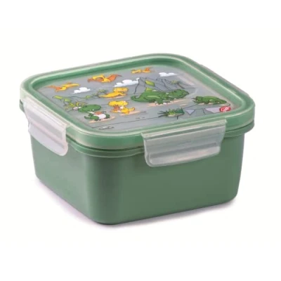 Afbeelding van Snips Sandwichdoos voor kinderen, eenhoorn decoratie, broodtrommel levensmiddelen, kleur roze, 14,5 x 5,5 cm, Made in Italy, 0% BPA