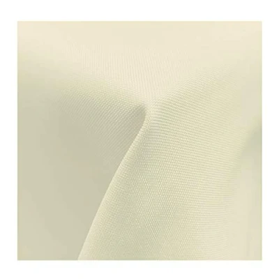 Afbeelding van JEMIDI vlekbestendig stoffen tafelkleed rechthoekig 130 x 220 cm Decoratief tafellaken in effen design Champagne