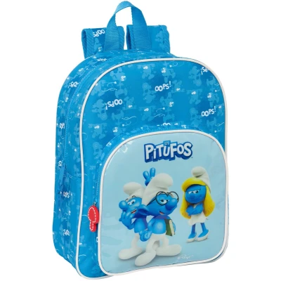 Afbeelding van Schoolrugzak Los Pitufos Blauw 26 x 34 11 cm