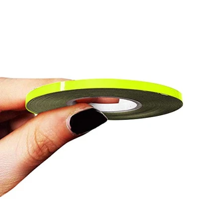 Afbeelding van 4R Quattroerre.it 10460 Trim Stripe Zelfklevende Strips voor Auto&#039;s, Neon Geel, 3 mm x 10 mt