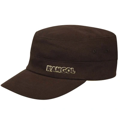 Afbeelding van Kangol Hoofddeksels Katoen Twill Army Baseball Cap, Bruin, L