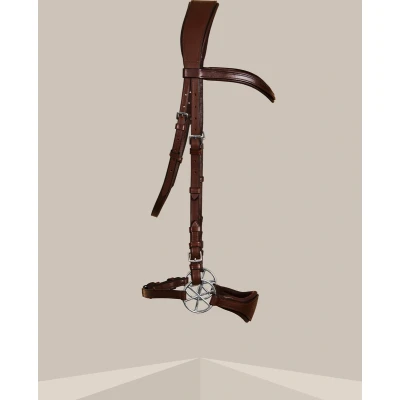 Afbeelding van Bitloos hoofdstel Nalanta Jesse Drent Extra Full Brown Incl. teugels