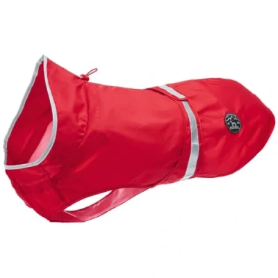 Afbeelding van HUNTER UPPSALA RAIN hondenregenjas, met reflecterende strepen, 30, rood