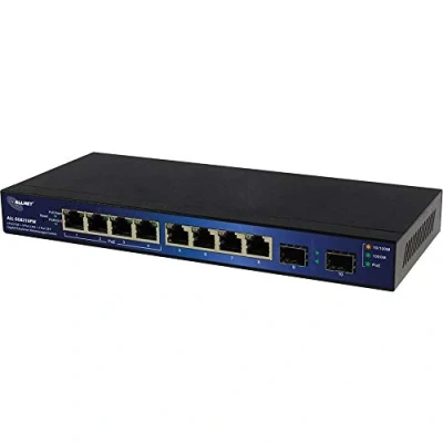 Afbeelding van Allnet ALL SG8210PM netwerkswitch 8 poorten 1000 MBit/s PoE functie