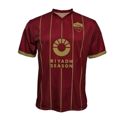 Afbeelding van AS Roma Home 24 25 Officiële replica jersey, blank, maat M, Rood, M
