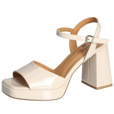 Afbeelding van Mustang DÉCROCHÉ Sandalen, Dames, Maat: 38, Ivoire Schoenen