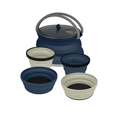 Afbeelding van Sea to Summit X Set 12 (X Pot Kettle 2.2L, 2 Bowl, Mug) Kooksets