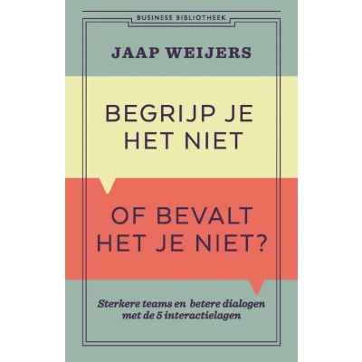 Afbeelding van 9789047017035 Business Bibliotheek 1 Begrijp je het niet of bevalt niet?