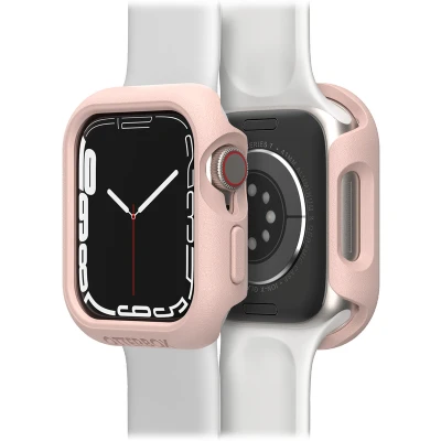 Afbeelding van OtterBox All Day Watch Bumper voor Apple Series 9/8/7 41mm, Schokbestendig, Valbestendig, Slanke beschermhoes Watch, Guards Display and Edges, Rose