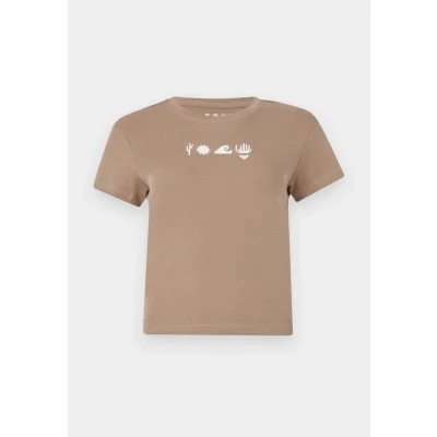 Afbeelding van Roxy Beach LOVE Tshirt print, Dames, Maat: Large, Portabella