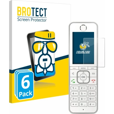 Afbeelding van BROTECT Screenprotector voor AVM Fritz!Fon C6 Folie Beschermfolie Beschermglas transparant (6 Stuks)