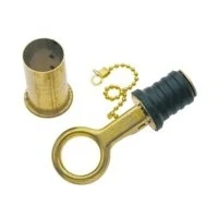 Afbeelding van Silerswaar Lensplug Messing 25mm